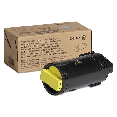 Xerox® 106R03898 Toner Cartridge, Yellow, 6,000 Page Yield