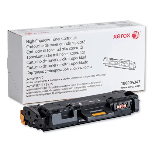 Xerox® 106R04347 High-Yield Toner Cartridge, Black, 3,000 Page Yield
