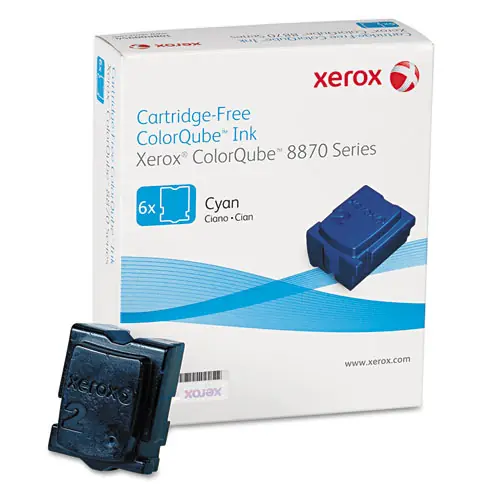 Xerox® 108R00950 Solid Ink Stick, Cyan, 6/Box