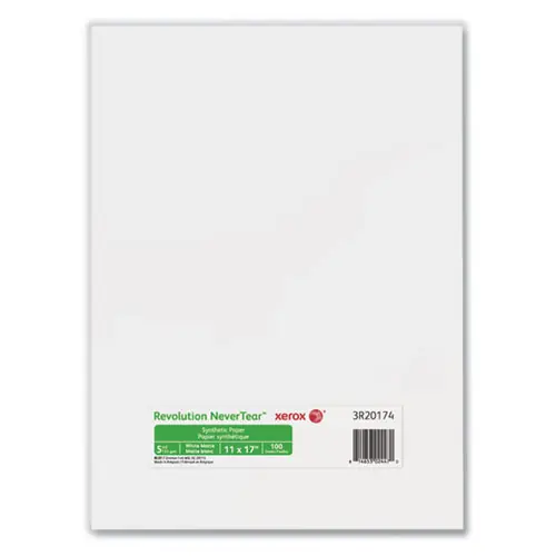 xerox™ Revolution NeverTear, 5 mil, 11 x 17, Smooth White, 100/Pack
