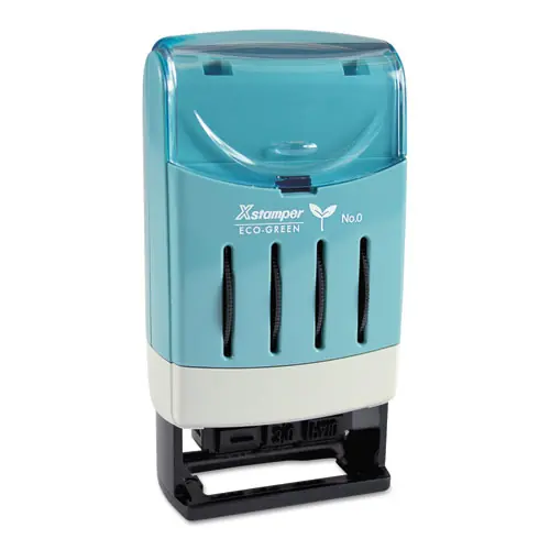 Xstamper® ECO-GREEN VersaDater Line Dater, Message Dater, Pre-Inked, Black