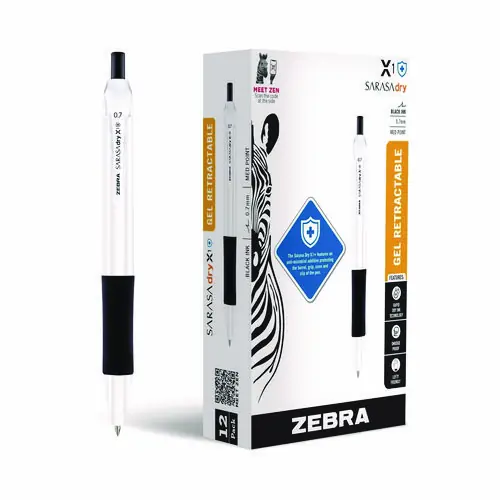 Zebra® Sarasa® Dry X1+ Retractable Gel Pen