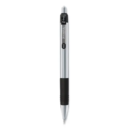 Zebra® Z-Grip Metal Retractable Ballpoint Pen