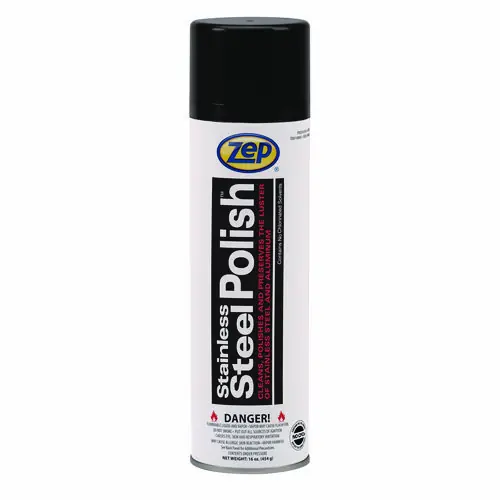Zep® Stainless Steel Polish, 16 oz Aerosol Spray, 12/Carton