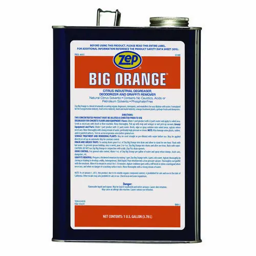 Zep Commercial® Big Orange, 1 gal Bottle, 4/Carton