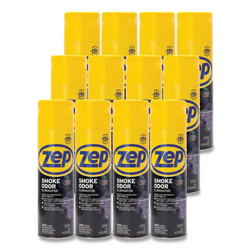 Zep Commercial® Smoke Odor Eliminator, Fresh, 16 oz, 12/Carton
