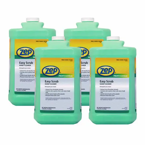 Zep Professional® Industrial Hand Cleaner, Easy Scrub, Lemon Scent, 1 gal Bottle, 4/Carton