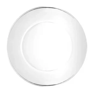 13″ Round Platter – Clear Glass