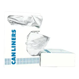 24x23 Extra Heavy White Perforated Coreless Rolls, 20 Rolls of 25 Bags