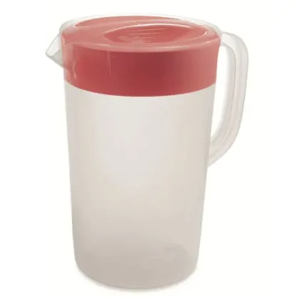 2 Qt. Clear Pitcher, Red Top – Rubbermaid