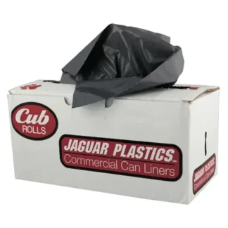 38x58 White Roll Liners, 0.9 Mil, 45 Bags/Roll