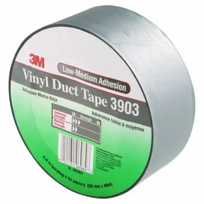 3M™ 3903 Vinyl Duct Tape, 2" x 50 yds, Gray