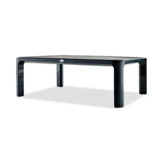 3M™ Adjustable Monitor Stand, Black, Height Adjustable, Supports 20 lbs