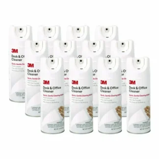 3M™ Desk and Office Spray Cleaner, 15 oz Aerosol Spray, 12/Carton