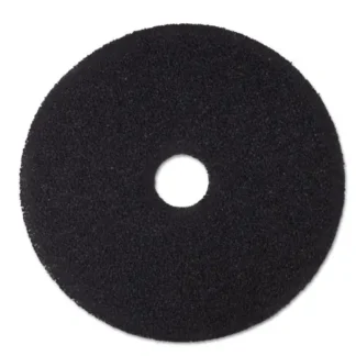 3M™ Low-Speed Stripper Floor Pad 7200, 20" Diameter, Black, 5/Carton