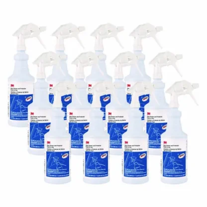 3M™ Ready-to-Use Glass Cleaner with Scotchgard, Apple Scent, 32 oz Spray Bottle, 12/Carton
