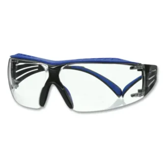3M™ SecureFit Protective Eyewear, 200 Series, Blue/Gray Plastic Frame, Clear Polycarbonate Lens