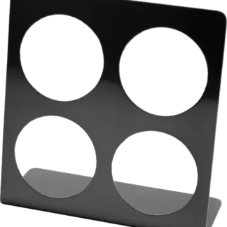 4 Cup K-Cup® Holder, Square, Black Powdercoat Stainless Steel Finish