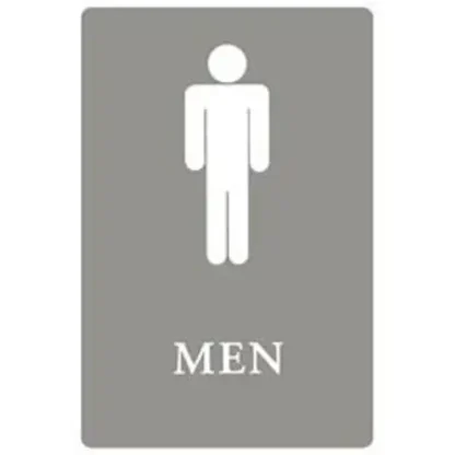 6x9 ADA Sign - Men