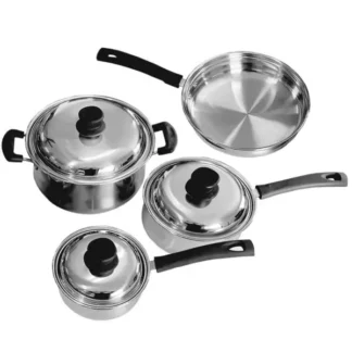 7 Pc Stainless Steel Cookware Set