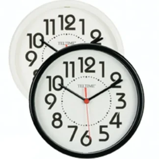 8.5″ Commercial Wall Clock, White