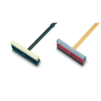 8" Head, 16" Plastic Handle Squeegee, Yellow, 12/cs