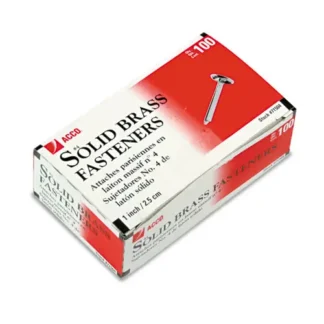 ACCO Brass Prong Paper Fasteners #4