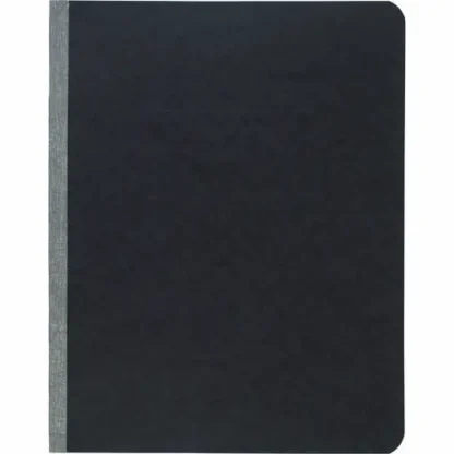 ACCO Pressboard Report Cover with Tyvek Reinforced Hinge, Two-Piece Prong Fastener, 3" Capacity, 8.5 x 11, Black/Black
