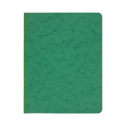 ACCO Pressboard Report Cover with Tyvek Reinforced Hinge, Two-Piece Prong Fastener, 3" Capacity, 8.5 x 11, Dark Green/Dark Green