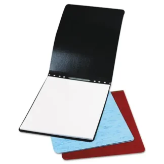 ACCO PRESSTEX Report Cover with Tyvek Reinforced Hinge, 2" Capacity, Red, Top Bound, Two-Piece Prong Fastener, 8.5 x 14
