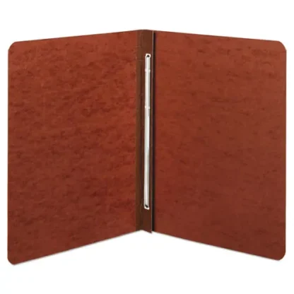 ACCO Presstex Report Cover with Tyvek Reinforced Hinge, Two-Piece Prong Fastener, 3" Capacity, 8.5 x 11, Red/Red