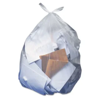AccuFit® Linear Low Density Can Liners with AccuFit Sizing, 23 gal, 0.9 mil, 28" x 45", Clear, 50/Box