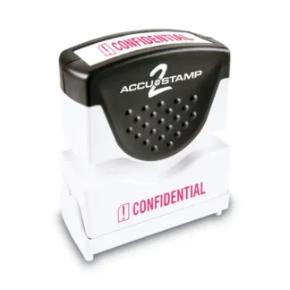 ACCUSTAMP2® Pre-Inked Shutter Stamp, Red, CONFIDENTIAL