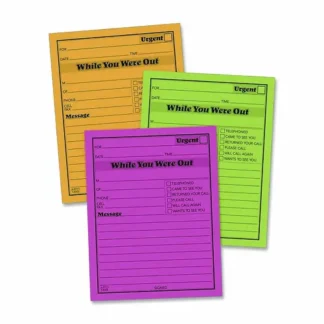Adams® While You Were Out Memo Pad, One-Part (No Copies), 50 Forms/Pad, 6 Pads/Pack