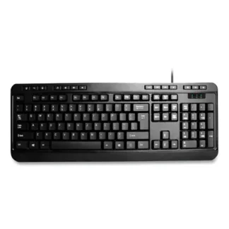 Adesso AKB132UB 118-Key Multimedia USB Desktop Keyboard, Black