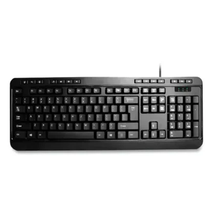 Adesso AKB132UB 118-Key Multimedia USB Desktop Keyboard, Black
