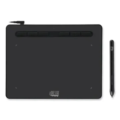 Adesso Cybertablet K8, 8 x 5 Graphic Tablet, Black