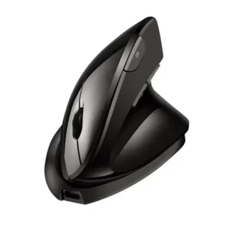 Adesso iMouse V30 Wireless Adjustable Vertical Ergonomic Mouse, 2.4 GHz/30 ft Wireless Range, Right Hand Use, Black