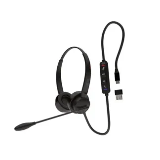 Adesso Xtream P4 Headset with Inline Controls, Binaural, Over the Head