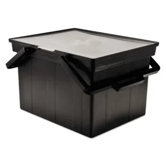 Advantus Companion Portable File, Letter/Legal, Black, 17" x 14" x 11"