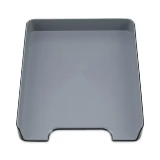 Advantus Fusion Letter Tray, 1 Section, Black