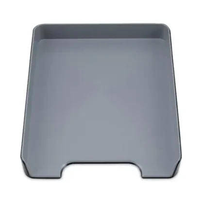 Advantus Fusion Letter Tray, 1 Section, Black