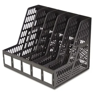 Advantus Literature File, Five Slots, Black