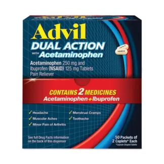 Advil® Dual Action with Acetaminophen and Ibuprofen Caplets