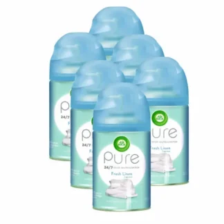 Air Wick® Freshmatic Ultra Spray Refill, Fresh Linen, 5.89 oz, 6/Carton