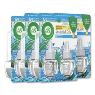 Air Wick® Scented Oil Refill, Fresh Waters, 0.67 oz, 2/Pack, 6 Pack/Carton