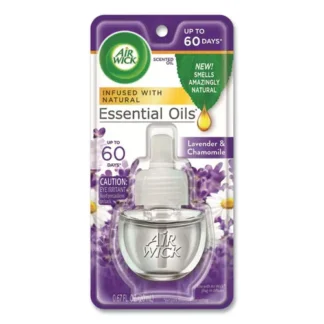 Air Wick® Scented Oil Refill, Lavender and Chamomile, 0.67 oz, 8/Carton