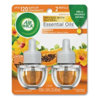 Air Wick® Scented Oil Twin Refill, Hawai'i Exotic Papaya/Hibiscus Flower, 0.67 oz