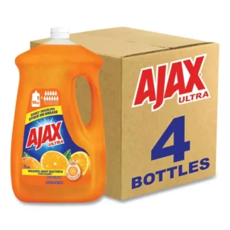Ajax® Dish Detergent, Orange Scent, 90 oz Bottle, 4/Carton