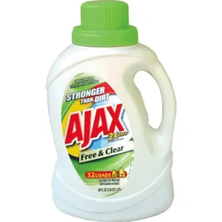 Ajax Laundry Detergent Liquid, 50 oz Bottle, 6 Bottles per Case